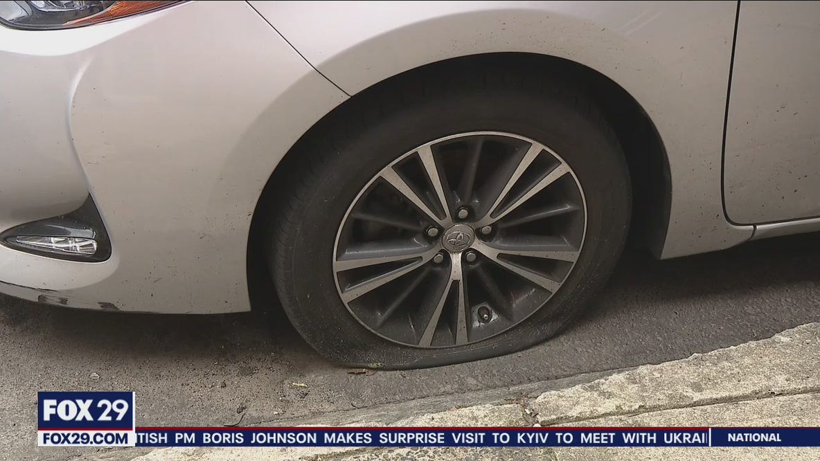 Tires slashed across Queen Village, Society Hill has residents frustrated